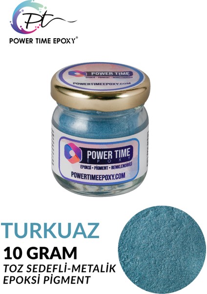 Sedefli Metalik Toz Pigment Boya Epoksi Için 10 gr