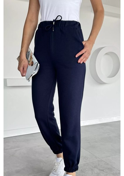 Kadın Bel ve Paça Lastikli Cepli Eşofman Altı P-00018621 fiyatları