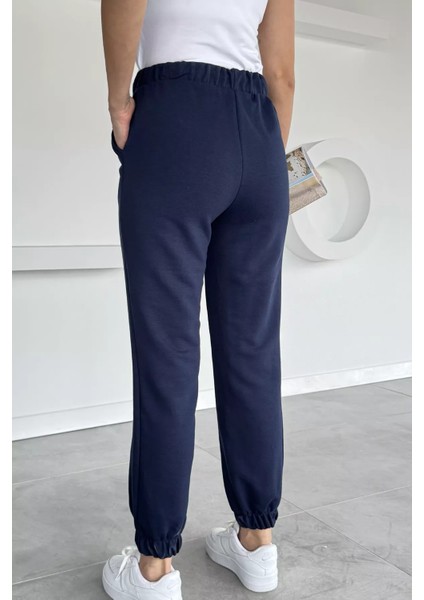 Kadın Bel ve Paça Lastikli Cepli Eşofman Altı P-00018621 fırsatları