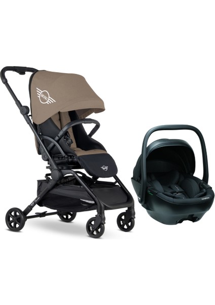 Mını By Easywalker Buggy Turn² Travel Sistem Bebek Arabası Camden Mocha - Merkürbebe Guardix Anne Kucağı Antrasit