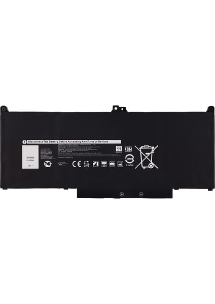 Dell Latitude 5300, 7300, MXV9V Notebook Bataryası - Ver.2 - 4 Cell