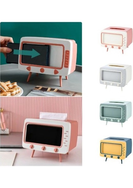 Retro Telefon Peçetelik Vintage Ahizeli Tasarım Kağıt Mendil Maske Dispenser Mutfak Ofis Dekorasyonu fiyatları