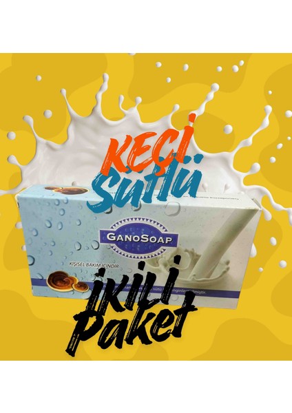 Keçi Sütlü Sabun (Tek Ambalajda 2 Sabun)