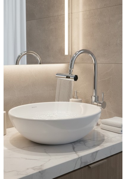 360 Derece Döner Musluk Başlığı Su Tasarruflu, 2'li Mod Köpük & Sprey fiyatları