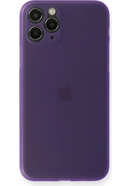 iPhone 11 Pro Max Kılıf Pp Ultra Ince Kapak - Mor