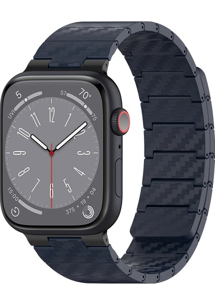 Msa-Shop Movenchy Watch 45MM Carbon Steel Kordon - Lacivert