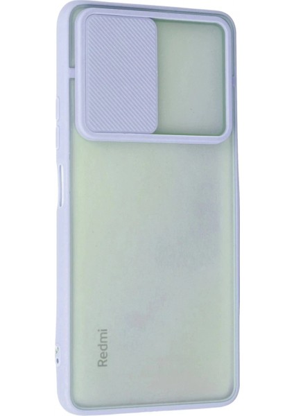 Xiaomi Redmi Note 10 Pro Kılıf Palm Buzlu Kamera Sürgülü Silikon - Lila modelleri
