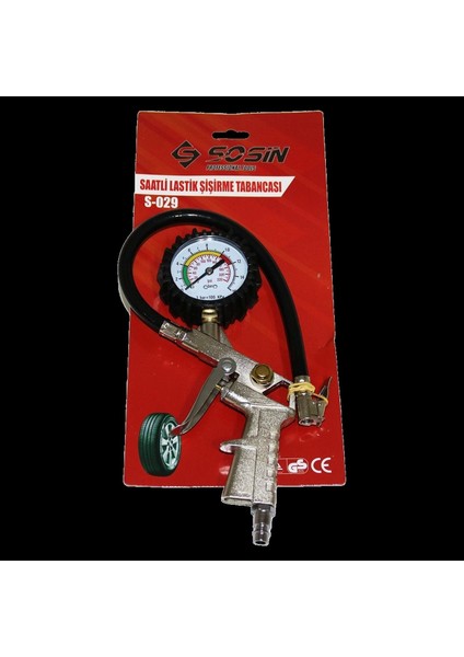 Saatli Lastik Şişirme Tabancası Kod : S-029