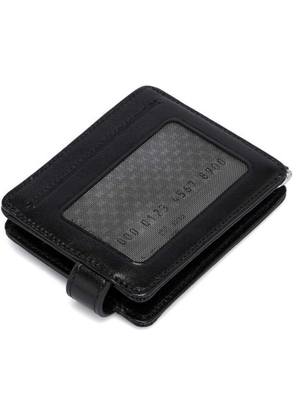 Siyah Hakiki Deri Unisex Kredi Kartlık - S1KK00001637-B06