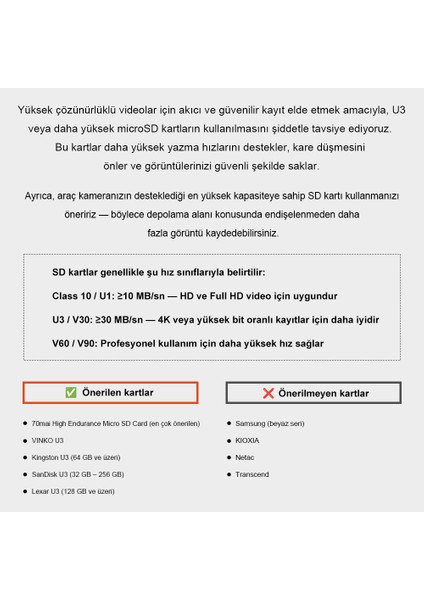 Araç Kamerası A800SE-1,4K Ultra Hd Çözünürlük,4k Ön ve Arka RC22 Kamera, Süper Gece Görüşü, Geliştirilmiş Ön Bellekli Acil Kayıt, 5 Modlu Adas, Süper Kapasitör, Daha Hızlı Wi-Fi 6 Araç Kamerası
