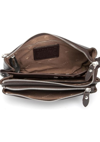 Kahve Hakiki Deri Erkek El Çantası - S1PC00021217-A7P indirimleri