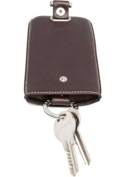 Kahve Hakiki Deri Unisex Anahtarlık - S1AN00000233-A98