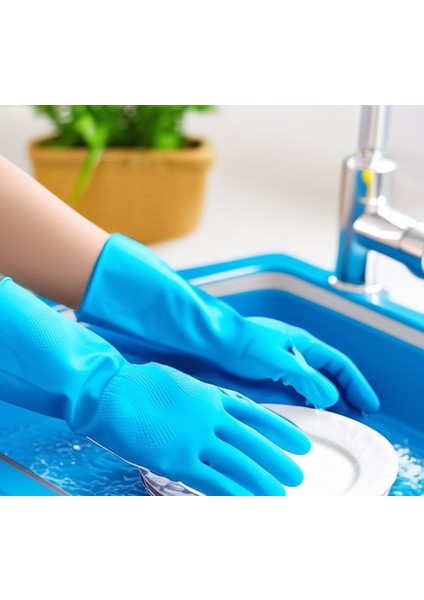 Sihirli Bulaşık Eldiveni 100°C Isı Dirençli Çok Amaçlı Temizlik Eldiveni