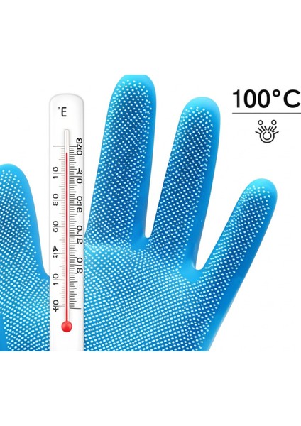 Sihirli Bulaşık Eldiveni 100°C Isı Dirençli Çok Amaçlı Temizlik Eldiveni fırsatları