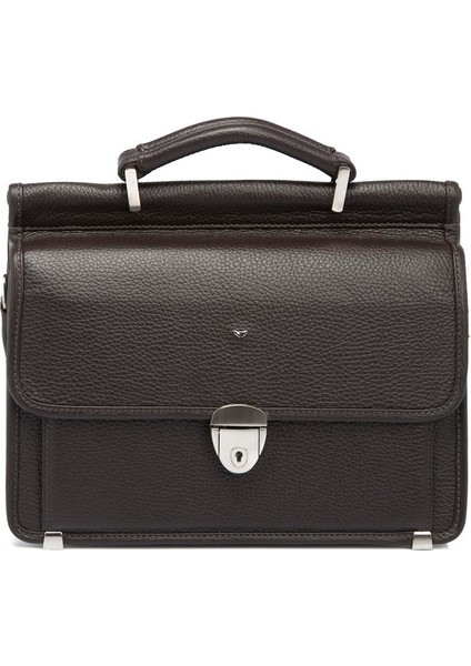 Kahve Hakiki Deri Erkek Portföy Çantası - S1PC00022126-A42