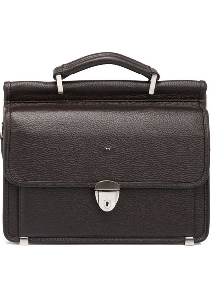 Kahve Hakiki Deri Erkek Portföy Çantası - S1PC00022126-A42