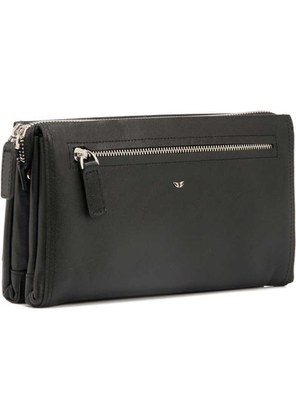 Siyah Hakiki Deri Erkek Portföy Çantası - S1PC00001604-C59