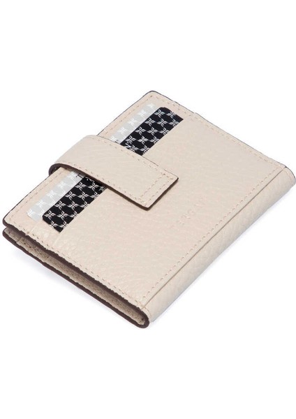 Bej Hakiki Deri Erkek Kredi Kartlık - S1KK00001617-B19