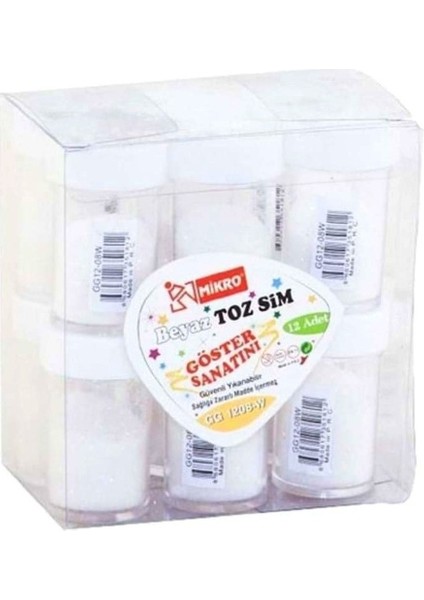 Mikro Toz Sim Tuzlukta Beyaz - 3 Adet