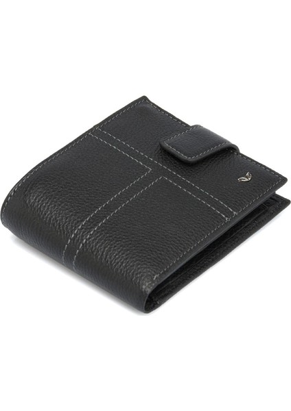 Siyah Hakiki Deri Erkek Cüzdan - S1CE00001559-A6F
