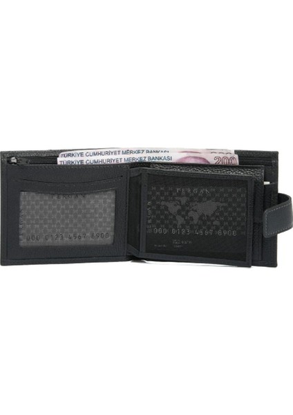 Siyah Hakiki Deri Erkek Cüzdan - S1CE00001559-A6F modelleri