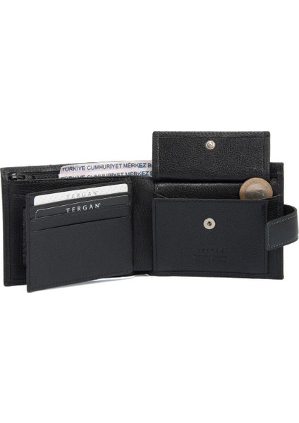 Siyah Hakiki Deri Erkek Cüzdan - S1CE00001559-A6F fırsatları