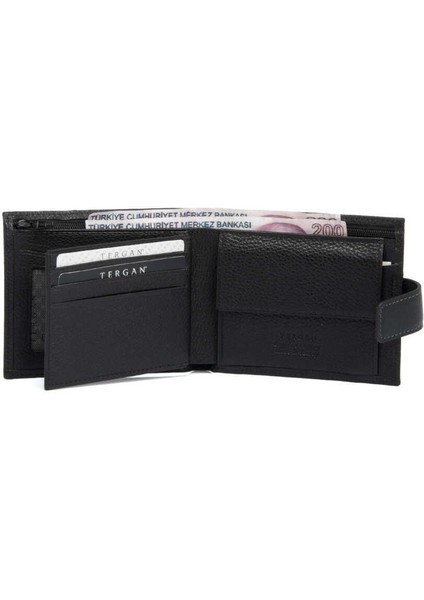 Siyah Hakiki Deri Erkek Cüzdan - S1CE00001559-A6F