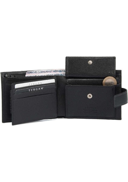 Siyah Hakiki Deri Erkek Cüzdan - S1CE00001559-A6F