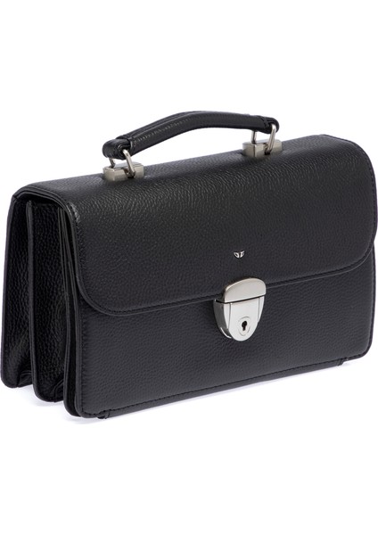 Siyah Hakiki Deri Erkek Portföy Çantası - S1PC00022154-A41 fiyatları