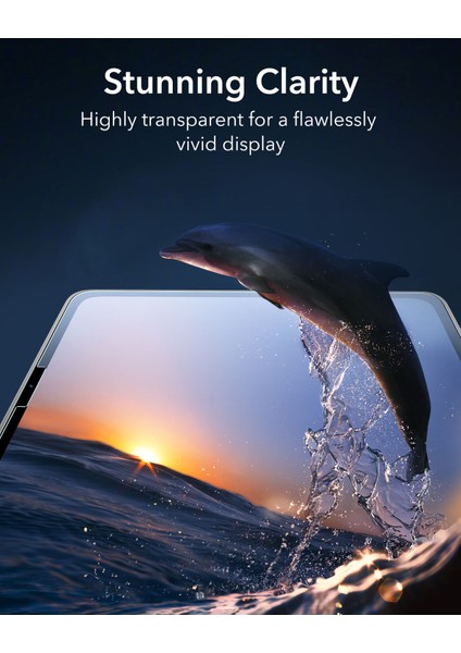 Apple iPad Pro 12.9 Ekran Koruyucu ( 3,4,5,6. Nesil ) Anti-Static Temperli Full Cam