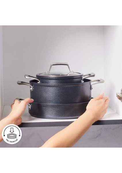 Biodiamond Supreme Indüksiyon Tabanlı 7 Parça Tencere Seti