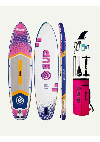 Suplimanı Supboard Paddle Board Şişme Sörf Tahtası Tam Set Sup Board 335X84X15