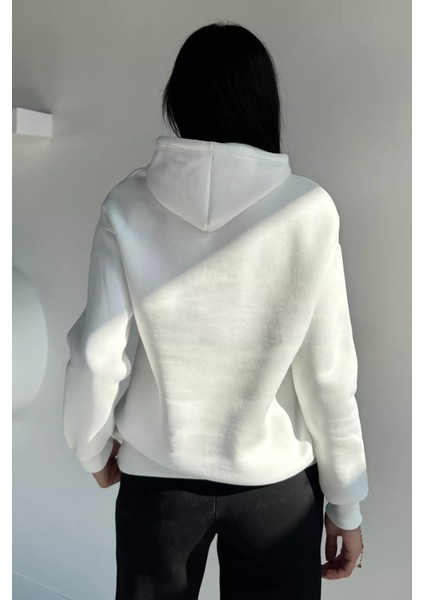 Kadın Kapüşonlu Şardonlu Basic Sweatshirt P-00018607 fırsatları