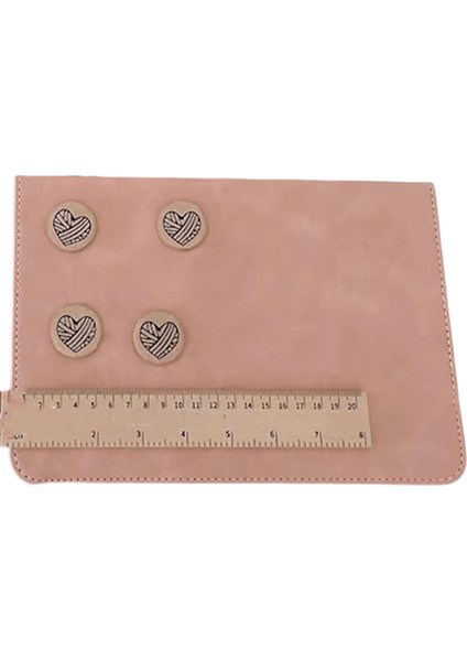 Grafik Tutucu Örgü Aracı, Örgü Aracı Aksesuarları Grafik Tutucu, Örgü Desen Tutucu, Tığ Desen Tutucu Pembe (Yurt Dışından)