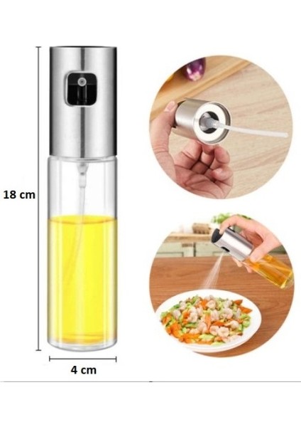 100 ml Çok Amaçlı Spreyli Cam Şişe Zeytinyağı & Sirke & Soya Sosu modelleri
