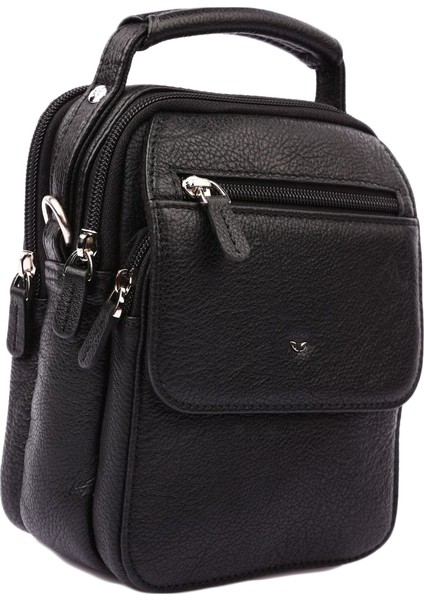 Siyah Hakiki Deri Erkek Çapraz Askılı Çanta - S1AC00021285-A6F modelleri