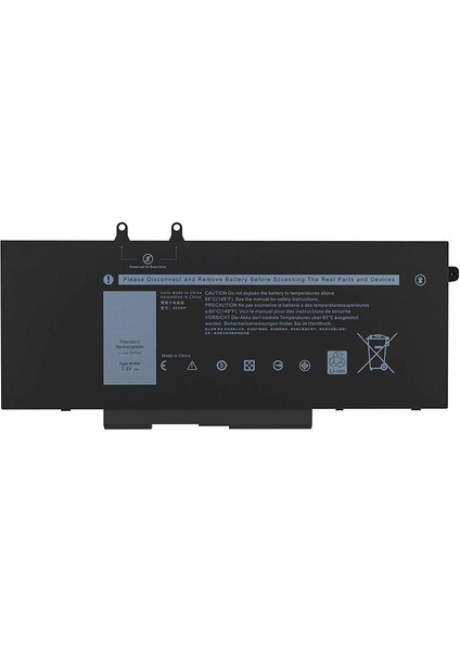 Dell Latitude 5400, 5500 Notebook Bataryası - 4 Cell - 7.6V