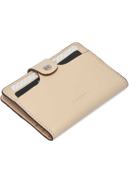 Bej Hakiki Deri Unisex Kredi Kartlık - S1KK00001653-A56 fırsatları