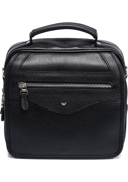 Siyah Hakiki Deri Erkek Portföy Çantası - S1PC00002958-A6F