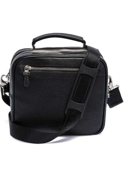 Siyah Hakiki Deri Erkek Portföy Çantası - S1PC00002958-A6F