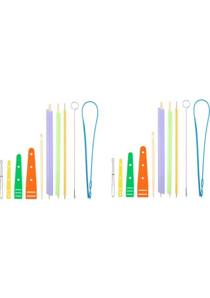 Hızlı Dönüş Kumaş Seti Çok yönlü kumaş tüp Turner Dikiş için Çizme Dizisi Tapucu Aracı, El Sanatları için DIY örgü el yapımı (Yurt Dışından)