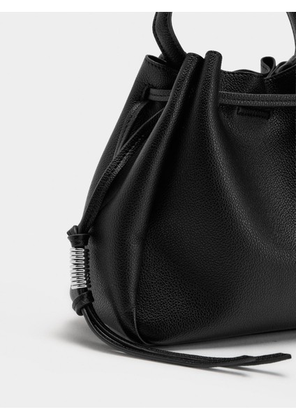 Dokulu Bucket Çanta modelleri