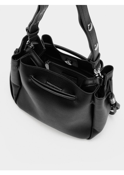 Dokulu Bucket Çanta indirimleri