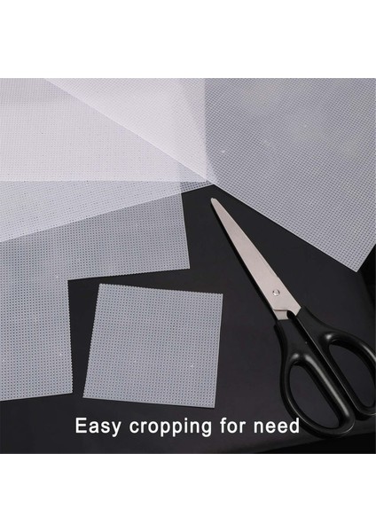 4 PCS 14 Plastik Örgü Tuval Sayfası 14 CT Plastik Aida Çapraz dikiş için, Takı Organizatörü (11x8inch) Beyaz Yapma (Yurt Dışından) indirimleri