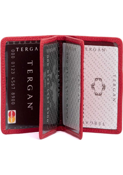 Kırmızı Hakiki Deri Unisex Kredi Kartlık - S1KK00001601-B68 indirimleri