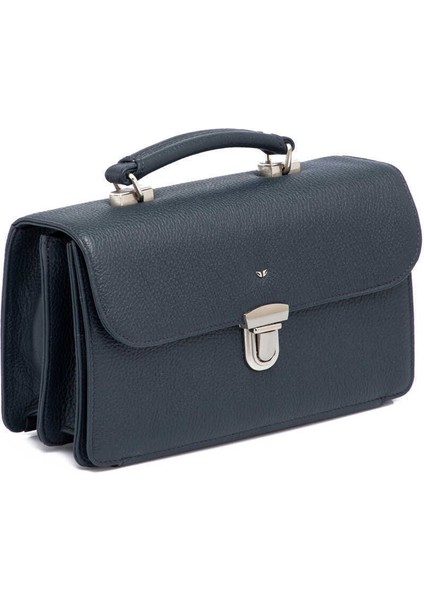 Lacivert Hakiki Deri Erkek Portföy Çantası - S1PC00022154-A38