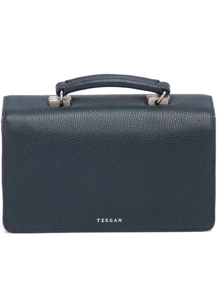 Lacivert Hakiki Deri Erkek Portföy Çantası - S1PC00022154-A38