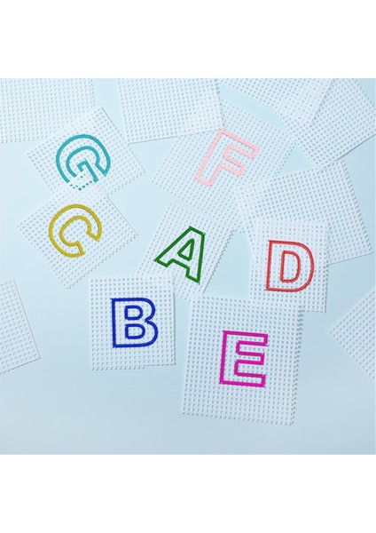 Nakış için plastik örgü plastik tuval akrilik iplik için beyaz örgü el yapımı örgü tığ işi proje yapımı (Yurt Dışından) indirimleri