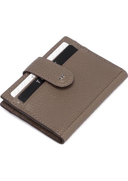 Bej Hakiki Deri Erkek Kredi Kartlık - S1KK00001617-B73