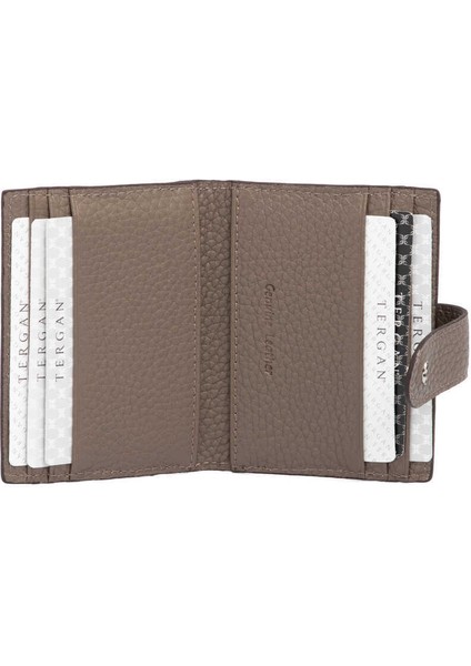 Bej Hakiki Deri Erkek Kredi Kartlık - S1KK00001617-B73 indirimleri